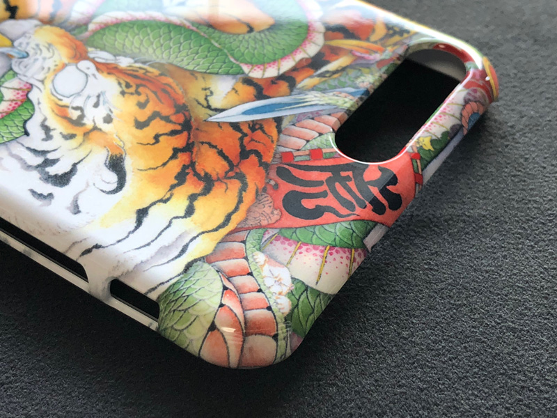 iPhone 8・iPhone 8plus case Tiger vs dragon 3
