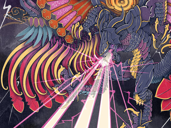 Summon: Bahamut  Magic: The Gathering®—FINAL FANTASY™ Borderless Art